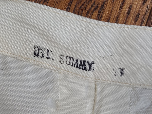 US Navy WAVES White Uniform Jacket & Skirt <br> (B-36" W-24" H-34")