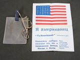 Original WWII USAAF Russian Blood Chit With Plastic Envelope