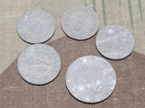Lot of Five Wartime Reichspfennig Coins (1, 5, and 10 Rpf)