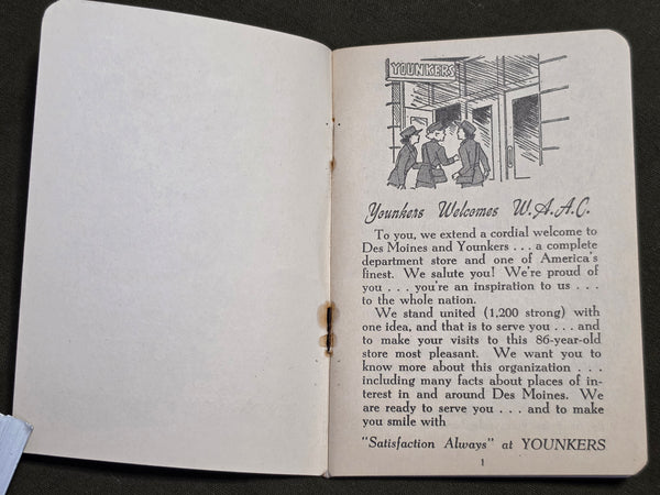 Younkers and Des Moines WAAC Booklet
