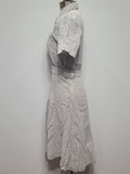 WAVES Seersucker Work Dress <br> (B-36" W-25" H-30")