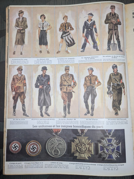 April 1941 Signal Magazine in French No. 8 (Reichsbank, Party Uniforms, Travel, Etc)