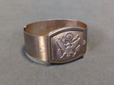 Army Sweetheart Locket Cuff Bracelet