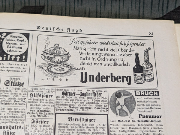 Deutsche Jagd Hunting Magazine July 1939 Nr.16
