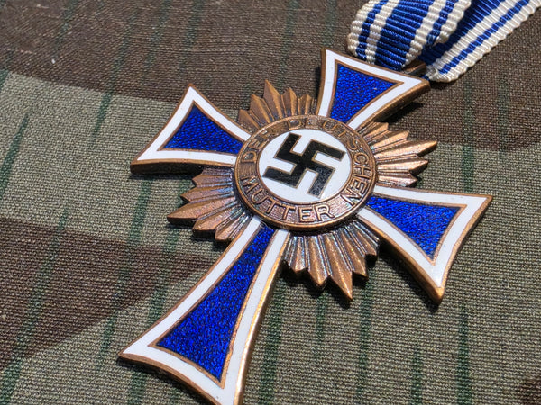 Original Mother's Cross in Bronze with Ribbon