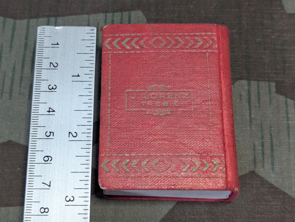 Tiny German-Czech Dictionary Book 1941