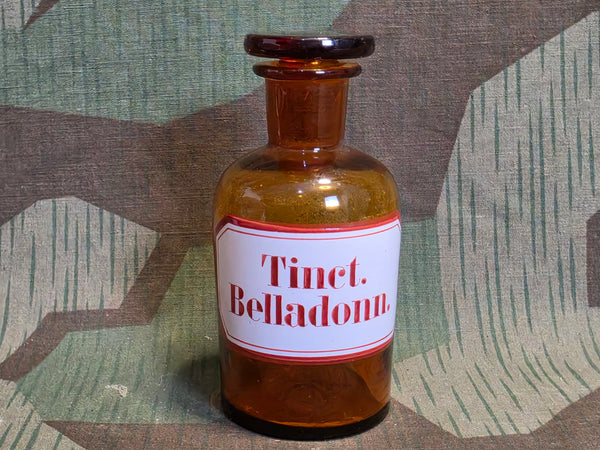 German Tinct. Belladonn. Apothecary Bottle