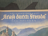 NS Gemeinschaft Kraft durch Freude Urlaubsfahrten 1937 Gau Sachsen