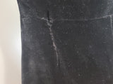 German Black Velvet Dress with Sequin Bow <br> (B-36" W-27" H-35")