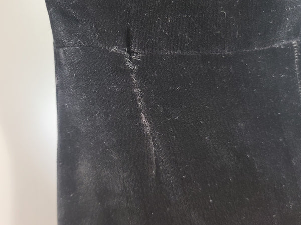 German Black Velvet Dress with Sequin Bow <br> (B-36" W-27" H-35")