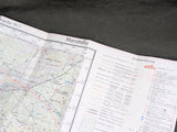WWII American Red Cross Paris Map Printed on German Map!