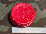 Red Speckled Butter Dish