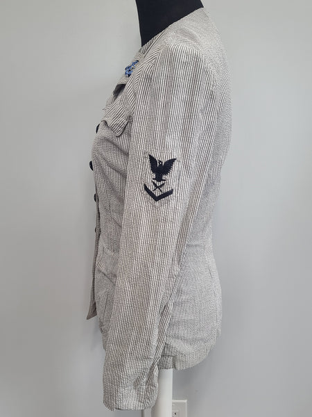 Named WAVES Grouping (Seersucker Jacket, Garrison Cap, Service Hat & Covers and More)