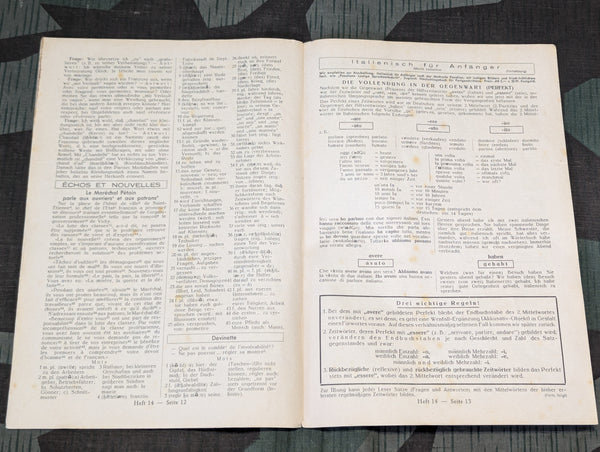 Paustians Lustige Sprachzeitschrift Funny Language Magazine Heft 14 15.5.1941