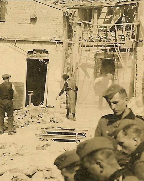 German Wrap Apron Style House Dress <br> (adjustable 29"-32.5" waist)