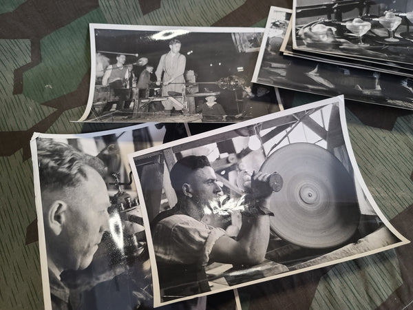 Large Lot of Glass Making Photos (Lot of 20)