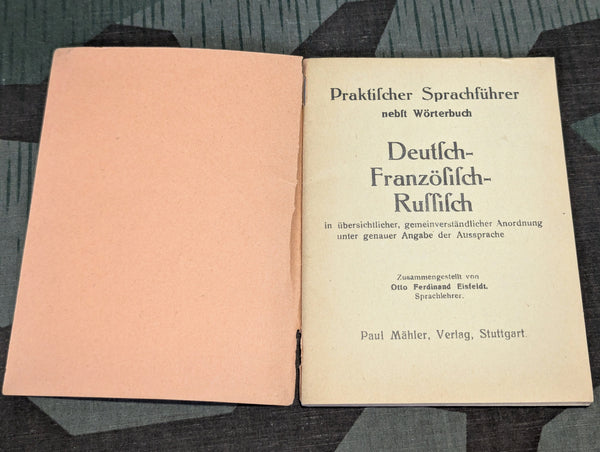 German - French - Russian Phase Book