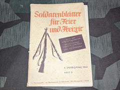 Soldatenblätter für Feier und Freizeit 5. Jahrgang 1944 Heft 2