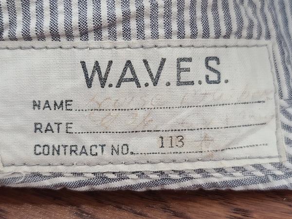 Named WAVES Grouping (Seersucker Jacket, Garrison Cap, Service Hat & Covers and More)