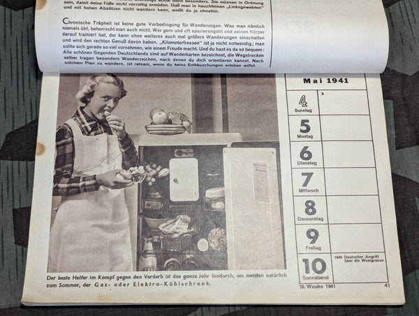 Interesting 1941 Advertising Calendar
