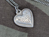 "Ich Hab Dich Lieb" Heart Necklace