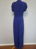 DuBarry Blue Sequin Gown 1945 <br> (B-38" W-29" H-38")
