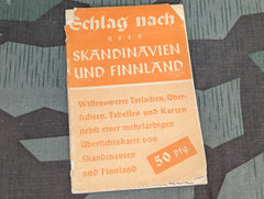 Schlag Nach über Skandinavien und Finnland w/ Map