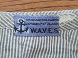 WAVES Seersucker Garrison Cap (Size 21 1/2) AS-IS