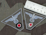 Original Wehrmacht Hat Trapezoid Late War Insignia