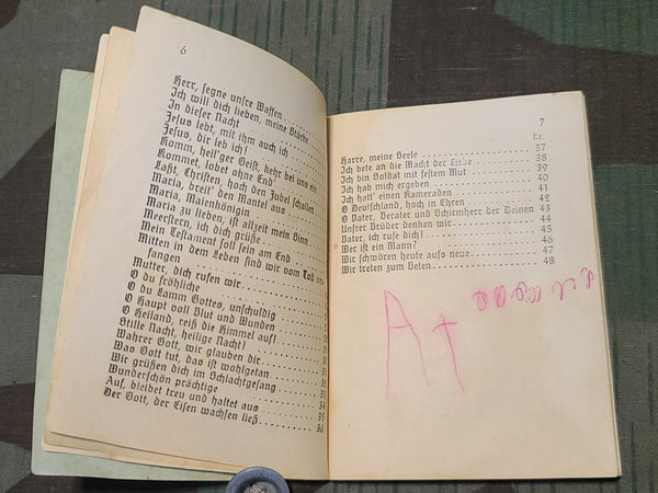 Soldier's Catholic Feldgesangbuch Song Book