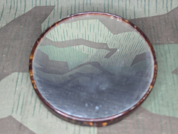 German Round Celluloid Shaving Mirror