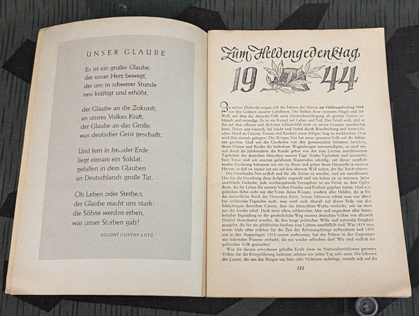 Soldatenblätter für Feier und Freizeit 5.Jahrgang 1944 Heft 3