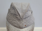 WAVES Seersucker Garrison Cap (Size 21 1/2) AS-IS