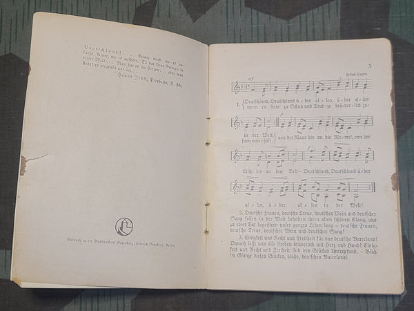 Die Fahne hoch! HJ Song Book 1933