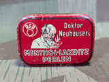 Menthol-Lakritz Perlen Cough Drops Tin