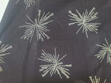 Plus Size Black Rayon Firework Print Dress <br> (B-57" W-49" H-62")