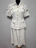 USMCWR Women's Marine Corps White Summer Jacket <br> (37" Bust)
