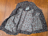 Black and Brown Print Dress and Short Sleeve Top <br> (B-38" W-30" H-36")