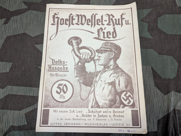 Horst Wessel Lied Sheet Music Volks Ausgabe