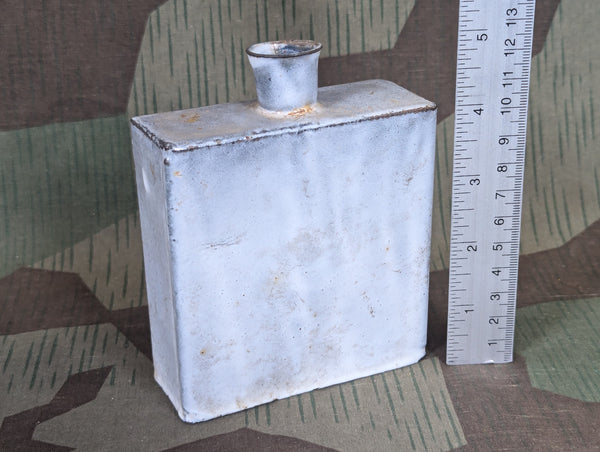 WWI German Enamel Liquor Flask Gruß aus der Heimat!