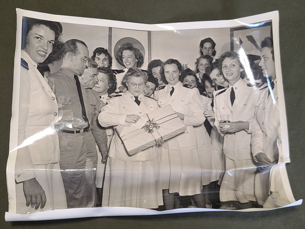 Two Large Navy Nurse Photos 1944