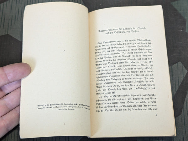 Das Feldgraue Spruchbuch Feldpostausgabe