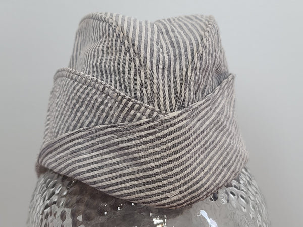 WAVES Seersucker Garrison Cap (Size 20)