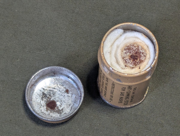 Original 1917 US Gasmask Size 3 Named W.F.Manire