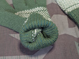 Green Snowflake Gloves Large