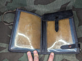 German Pebbled Map Case With Good Webbing Strap