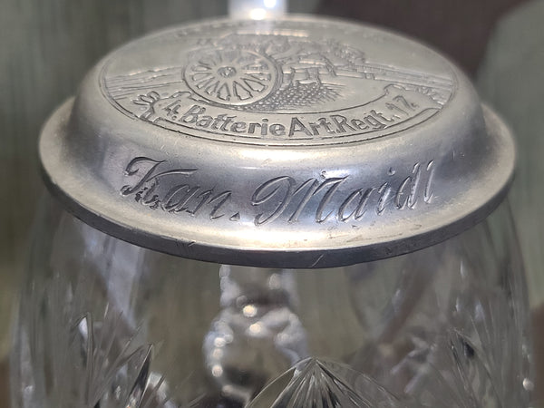 Weihnachten 1935 Art Regt 17 Beer Krug