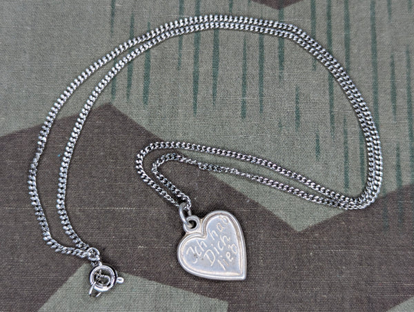 "Ich Hab Dich Lieb" Heart Necklace