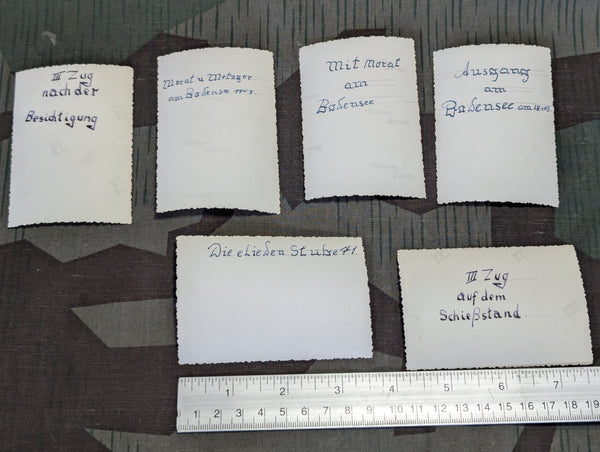 Lot of 6 Wehrmacht Photos 1943 Bodensee