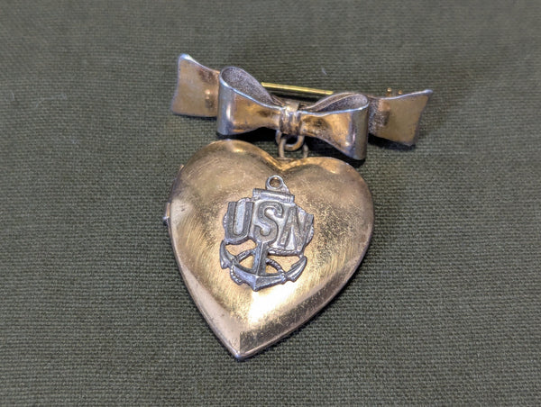 US Navy Locket Pin Sterling